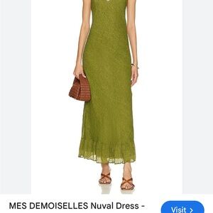 Mes Demoiselles Olive Maxi Dress